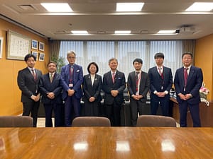 自見花子大臣への表敬訪問